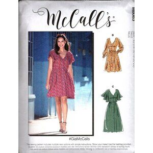 McCall's M8083 Misses 14 to 22 Dresses and Belt Uncut Sewing Pattern New